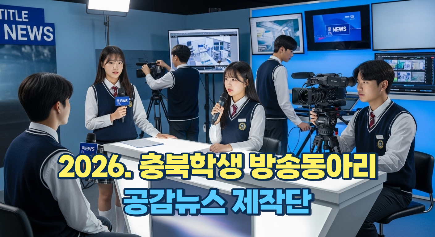 2026. 충북학생 방송동아리 '공감뉴스 제작단'